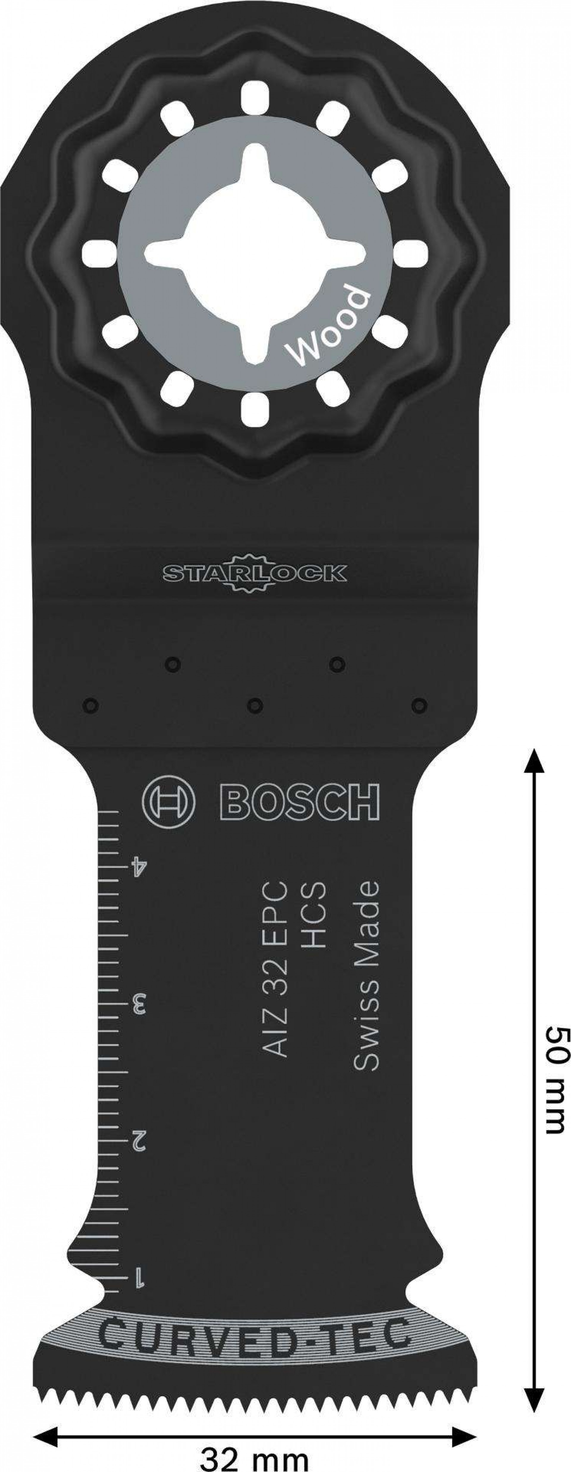 Lâmina de corte para madeira AIZ 32 EPC, Starlock, 32 x 50 mm, 10 unid refª 2608669249 BOSCH