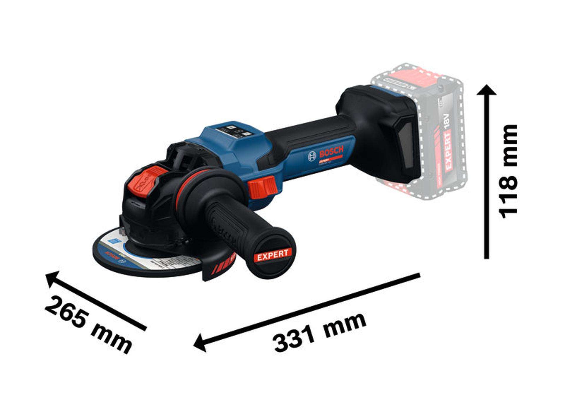 Rebarbadora sem fio com X-LOCK EXWX18V-15S Professional refª 06019M6101 BOSCH
