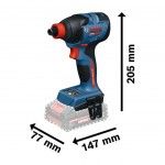 Aparafusadora de impacto EXDX18V-210 Professional ref� 06019J0400 BOSCH