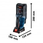 Detetor de metais D-tect18V-200-17C Professional ref� 0601081605 BOSCH