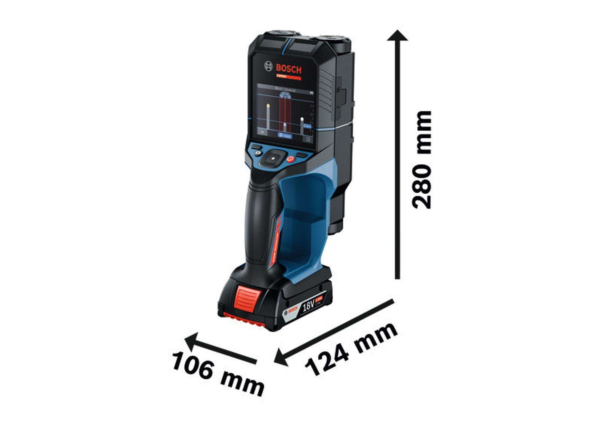 Detetor de metais D-tect18V-200-17C Professional refª 0601081605 BOSCH