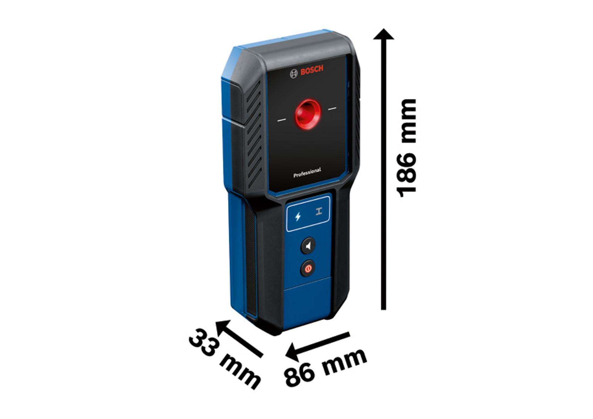 Detetor de metais GMS 100-23 Professional refª 0601081800 BOSCH