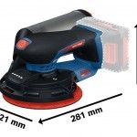 Lixadeira exc�ntrica sem fio EXEX18V-150-5 Professional ref� 0601372900 BOSCH