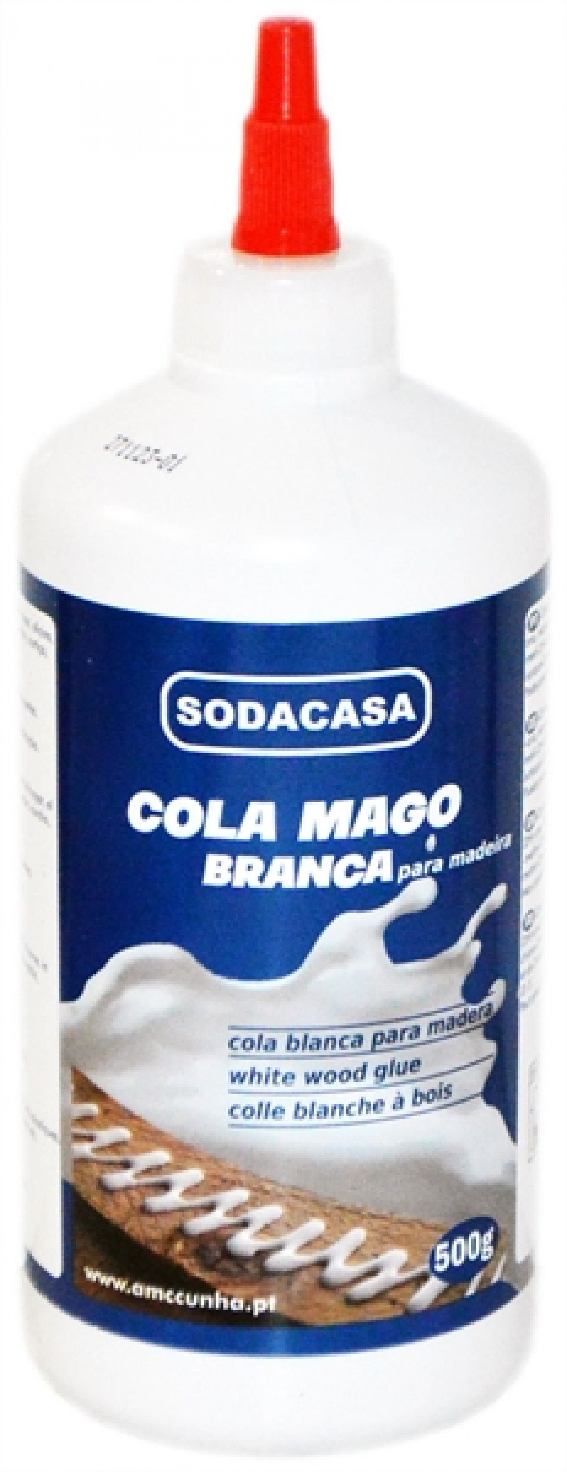 Cola p/madeira branca 0.5Kg refª 46203 Mago