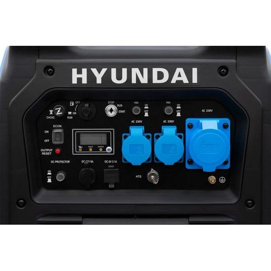 Gerador silencioso gasolina monof�sico 6.5Kw ref� HY6500SEi HYUNDAI