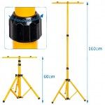 Projector led duplo 30w +30w c/tripé telescópico IP65 6500K 2700Lm Aigostar Projector led duplo 30w +30w c/tripé telescópico IP65 6500K 2700Lm Aigostar