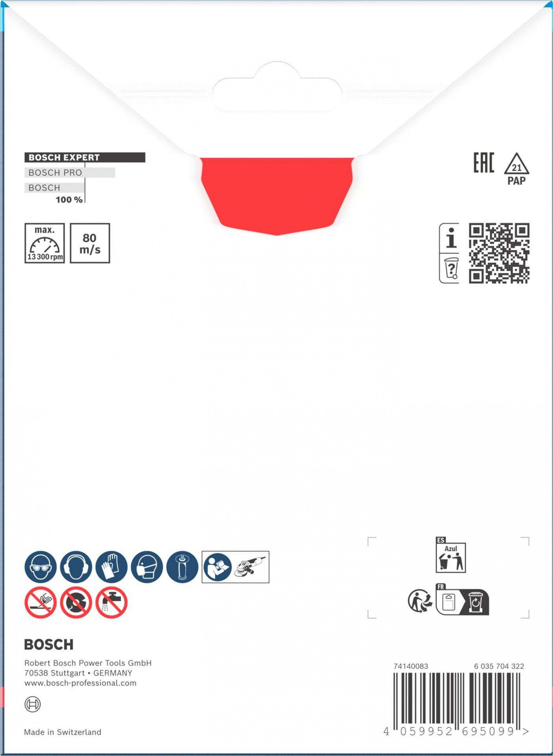 Disco abrasivo de carboneto EXPERT Multi Material, 115 x 22,23 mm, X-Lock refª 2608902374 BOSCH