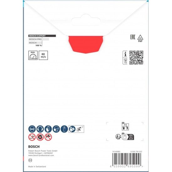 Disco abrasivo de carboneto EXPERT Multi Material, 115 x 22,23 mm, X-Lock refª 2608902374 BOSCH Disco abrasivo de carboneto EXPERT Multi Material, 115 x 22,23 mm, X-Lock refª 2608902374 BOSCH