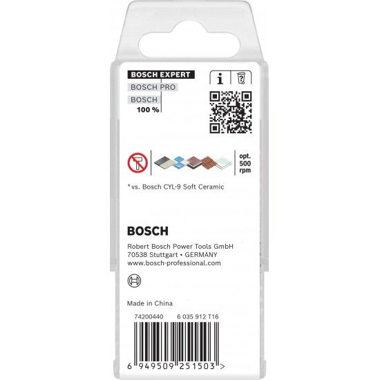 Conjunto de brocas EXPERT HEX-9 Hard Ceramic, 6 x 90 mm, 5 unid refª 2608902316 BOSCH Conjunto de brocas EXPERT HEX-9 Hard Ceramic, 6 x 90 mm, 5 unid refª 2608902316 BOSCH