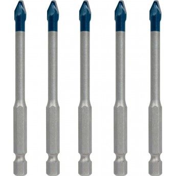 Conjunto de brocas EXPERT HEX-9 Hard Ceramic, 6 x 90 mm, 5 unid refª 2608902316 BOSCH Conjunto de brocas EXPERT HEX-9 Hard Ceramic, 6 x 90 mm, 5 unid refª 2608902316 BOSCH