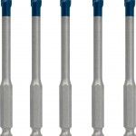 Conjunto de brocas EXPERT HEX-9 Hard Ceramic, 6 x 90 mm, 5 unid refª 2608902316 BOSCH Conjunto de brocas EXPERT HEX-9 Hard Ceramic, 6 x 90 mm, 5 unid refª 2608902316 BOSCH
