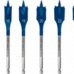 Conjunto de brocas planas EXPERT Self Cut Speed Spade, 13/16/19/20/22/25, 6 unid refª 2608902109 BOS Conjunto de brocas planas EXPERT Self Cut Speed Spade, 13/16/19/20/22/25, 6 unid refª 2608902109 BOS