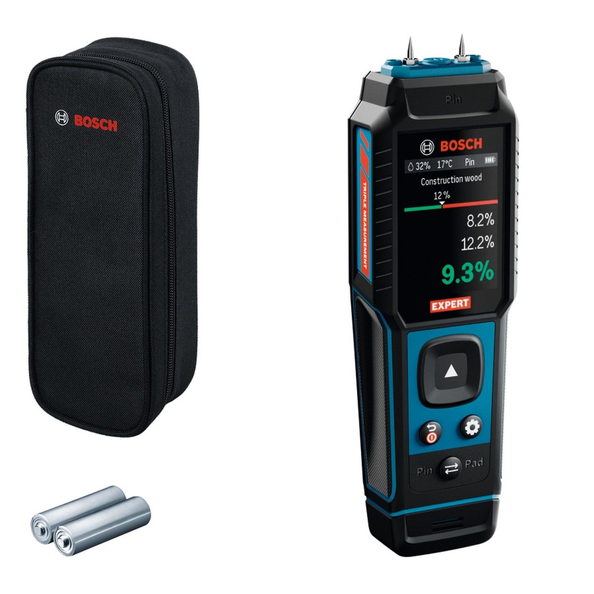 Medidor de humidade de materiais EXMM3-17 Professional refª 0601078300 BOSCH
