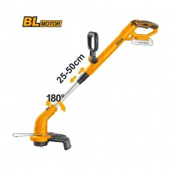 Aparador de relva 20v à bat 2a Ãca refª CGTLI20301E Ingco Aparador de relva 20v à bat 2a Ãca refª CGTLI20301E Ingco