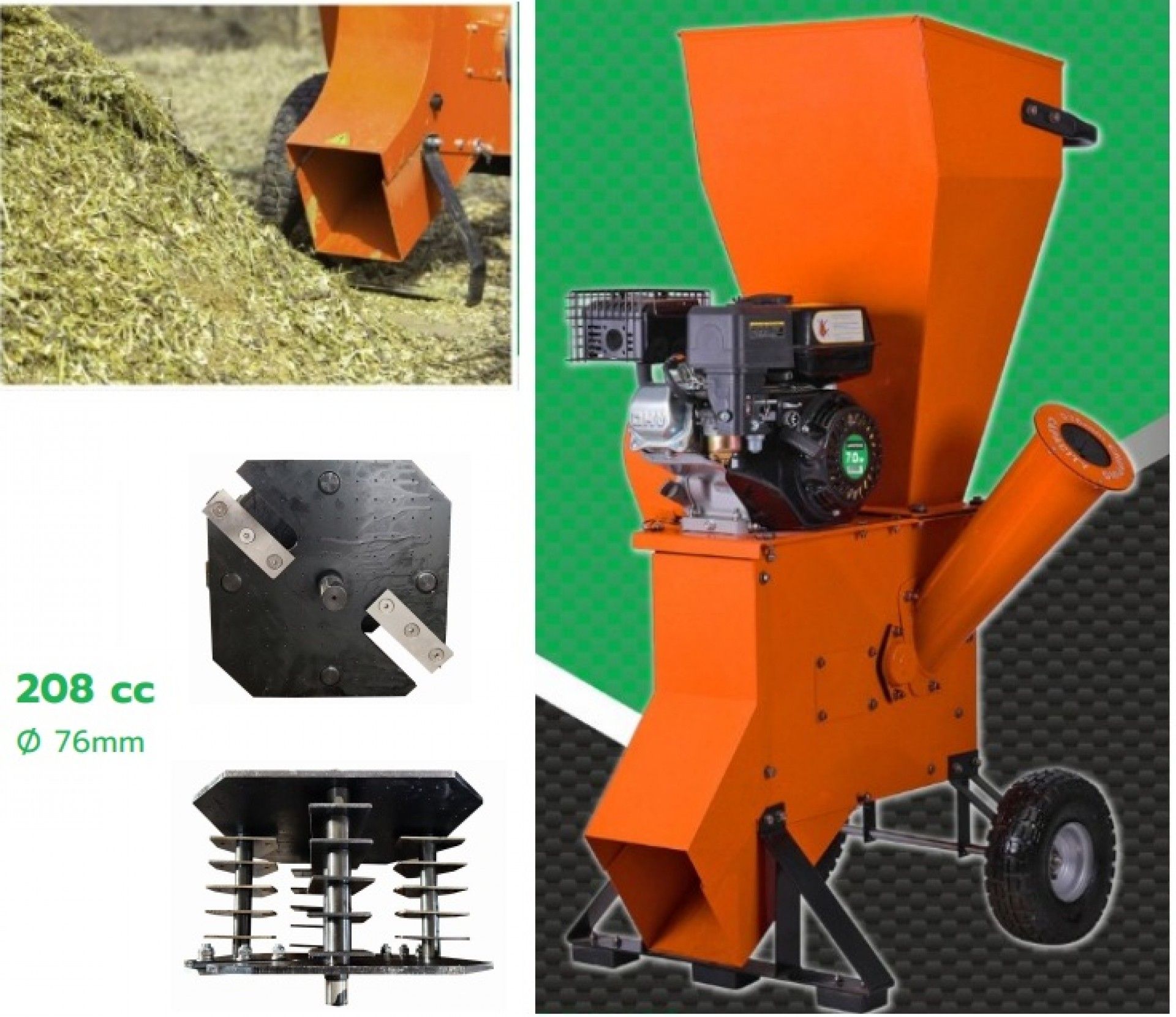 Triturador agricola 208cc refª 55196 MADER