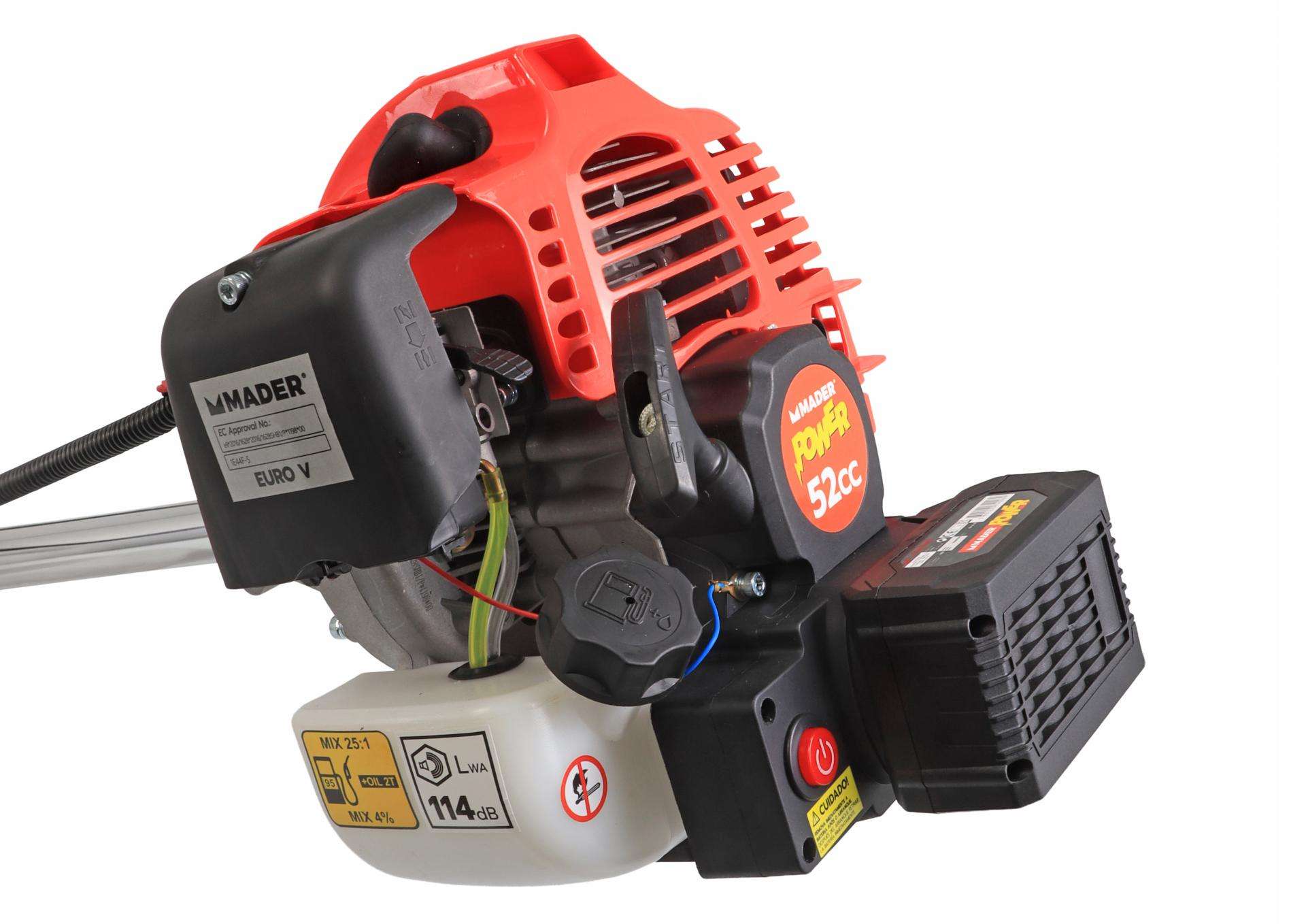 Roçadora, 52cc, 20V, Arranque Elétrico - MADER POWER® refª 74072 MADER