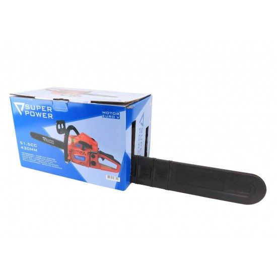 Motosserra, 51.5cc, 430mm refª 48341 SUPER POWER Motosserra, 51.5cc, 430mm refª 48341 SUPER POWER