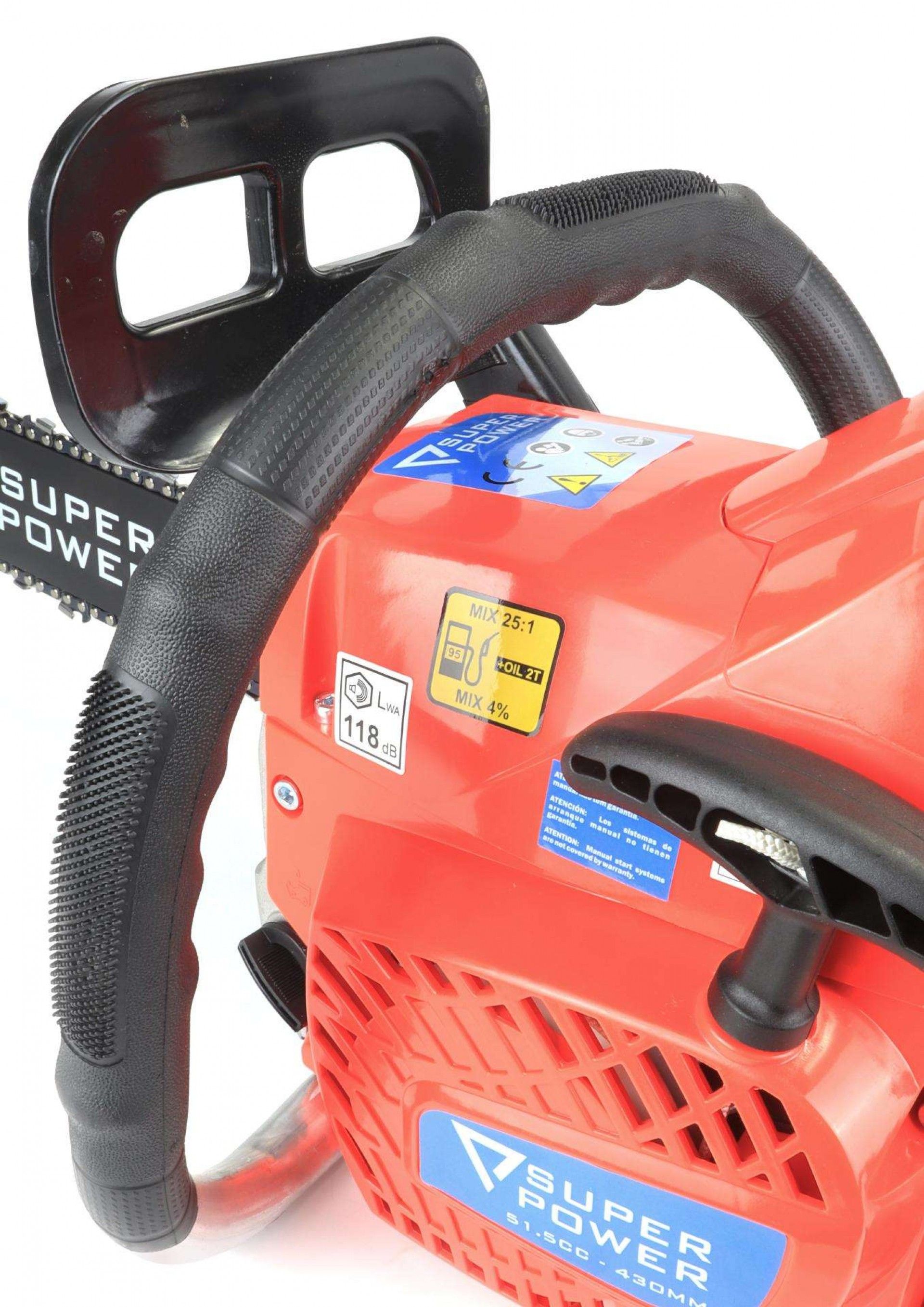 Motosserra, 51.5cc, 430mm refª 48341 SUPER POWER