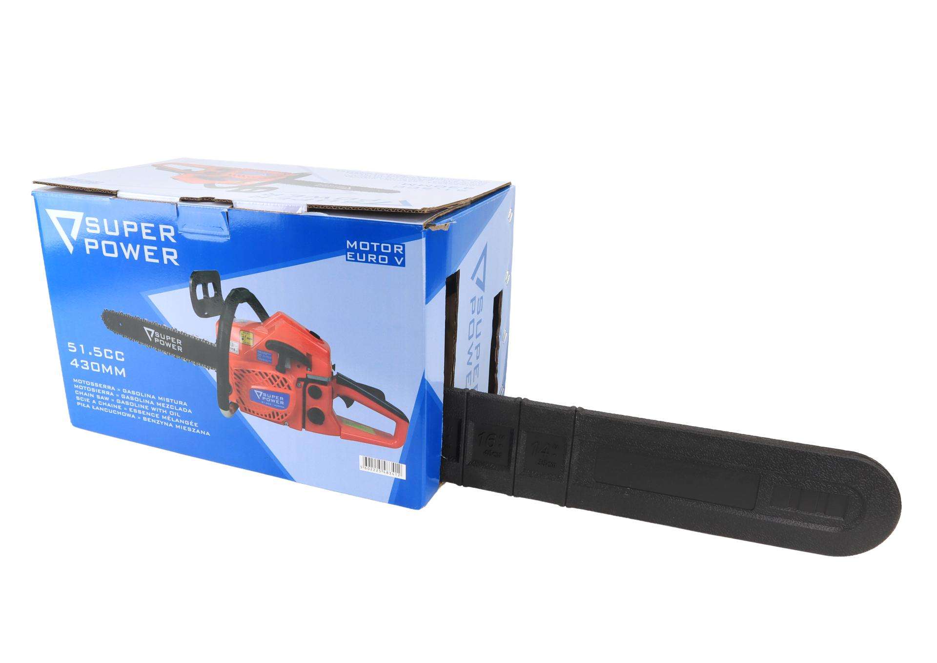 Motosserra, 51.5cc, 430mm refª 48341 SUPER POWER