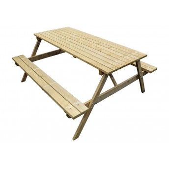 Mesa com Bancos, Jardim, 165x70cm refª 31325 MADER Mesa com Bancos, Jardim, 165x70cm refª 31325 MADER