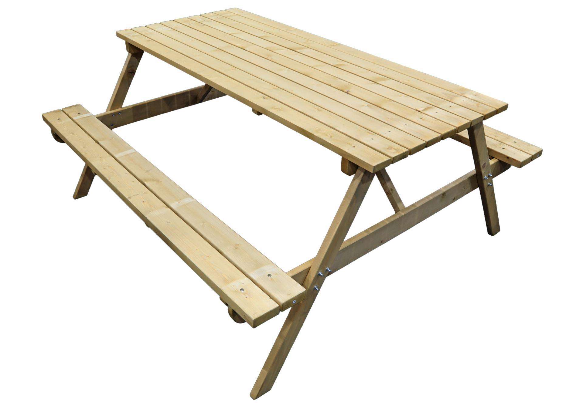 Mesa com Bancos, Jardim, 165x70cm refª 31325 MADER