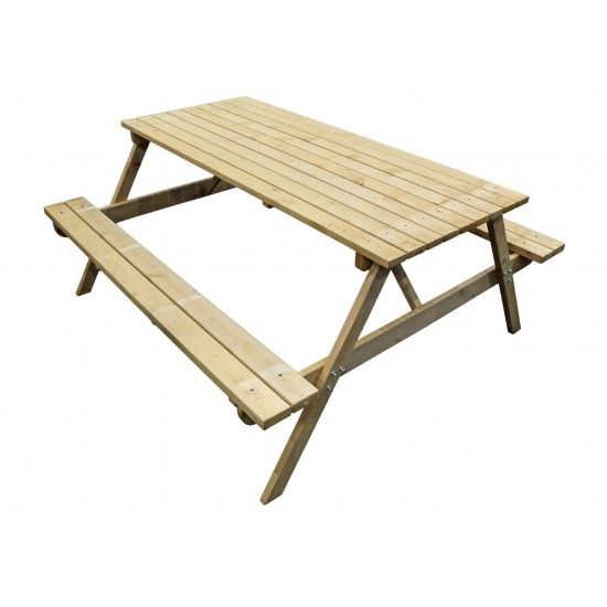 Mesa com Bancos, Jardim, 165x70cm ref� 31325 MADER