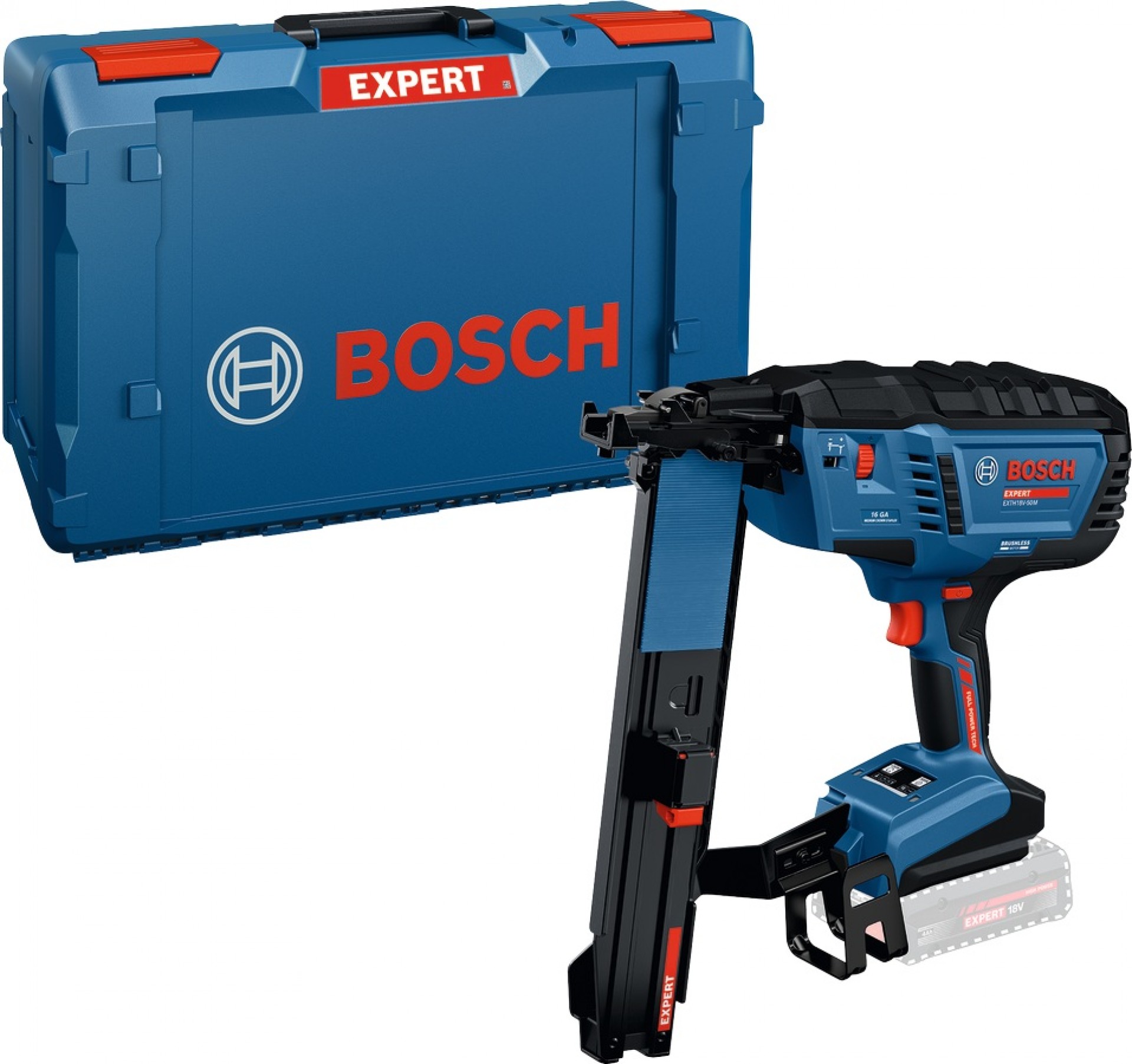Agrafador para madeira sem fio EXTH18V-50M Professional refª 0601482601 BOSCH