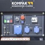 Gerador diesel silencioso monofásico 6.3Kw refª KD8000SE-CAMO Kompak Gerador diesel silencioso monofásico 6.3Kw refª KD8000SE-CAMO Kompak