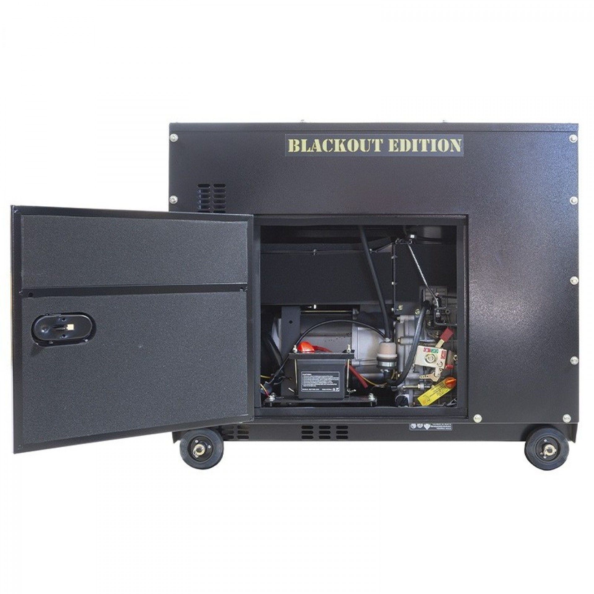 Gerador diesel silencioso monofásico 6.3Kw refª KD8000SE-CAMO Kompak