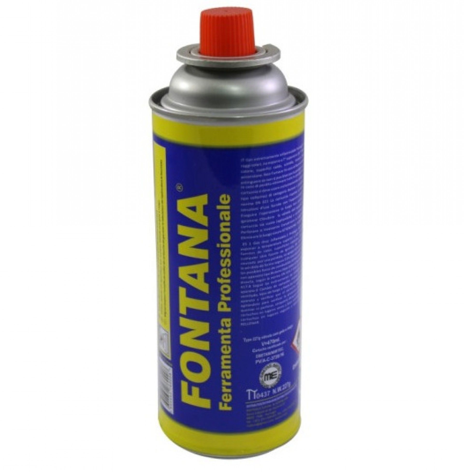 Botija gás p/queimador 220g (recarga) refª P6000 Fontana
