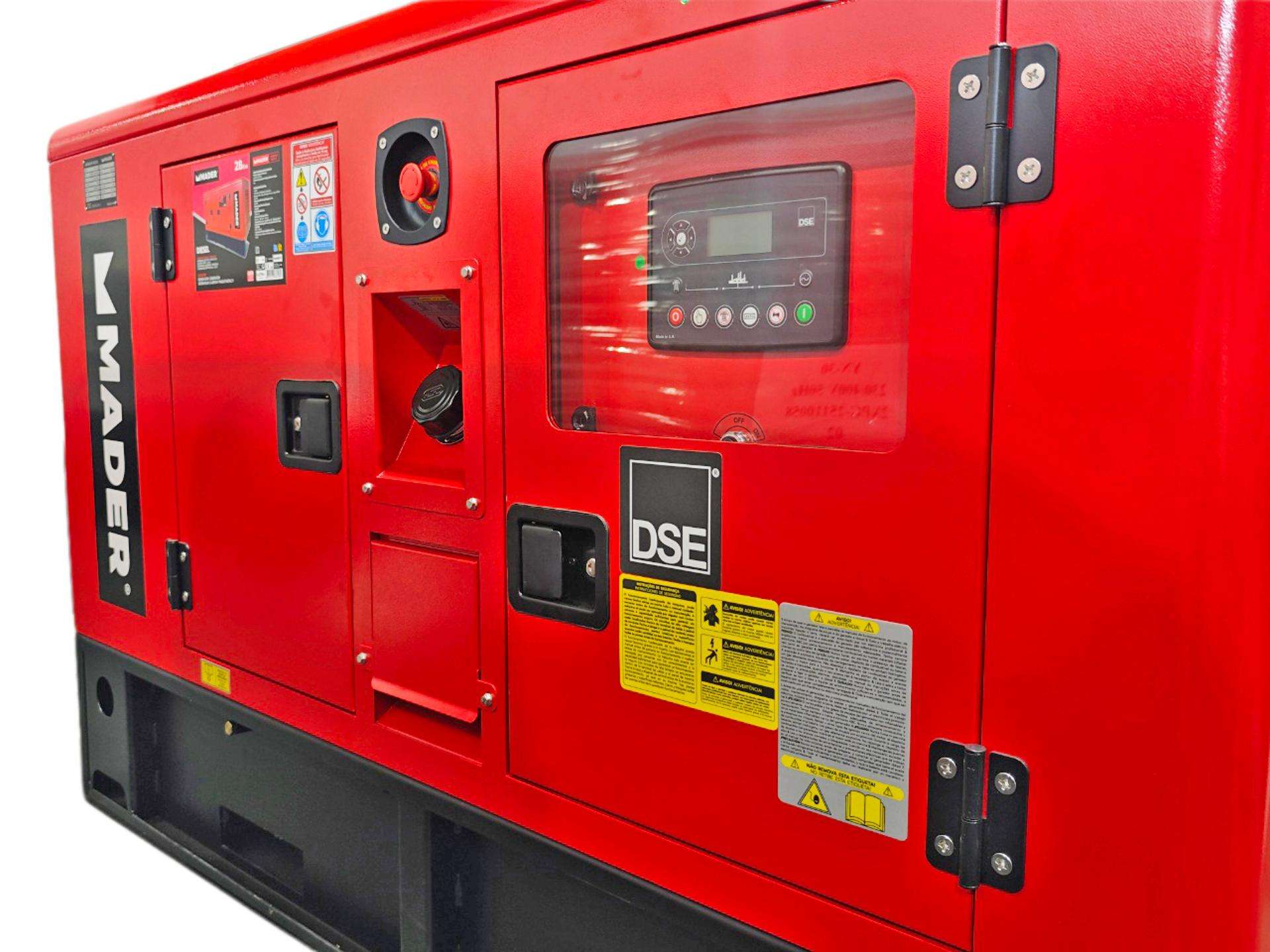 Gerador, Diesel, Trifásico, 25kVA refª 63616 MADER