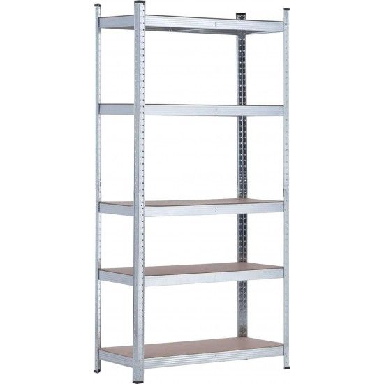 Estante Metal, 5 Prateleiras de MDF, 180cm refª 28715 MADER Estante Metal, 5 Prateleiras de MDF, 180cm refª 28715 MADER