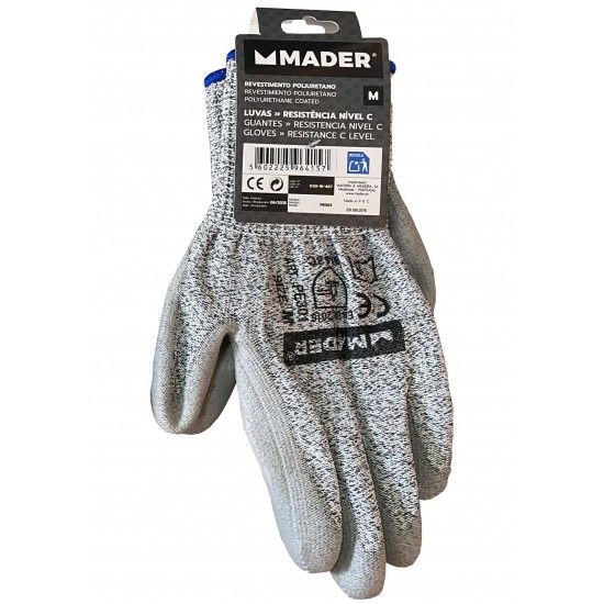 Luvas de Proteção, Resistência Nível C, M refª 96415 MADER Luvas de Proteção, Resistência Nível C, M refª 96415 MADER