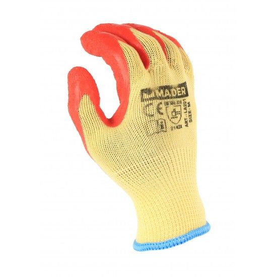 Luvas de Proteção, Algodão + Latex, L refª 96336 MADER Luvas de Proteção, Algodão + Latex, L refª 96336 MADER