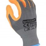 Luvas de Prote��o, Polyester + Latex, M ref� 96331 MADER