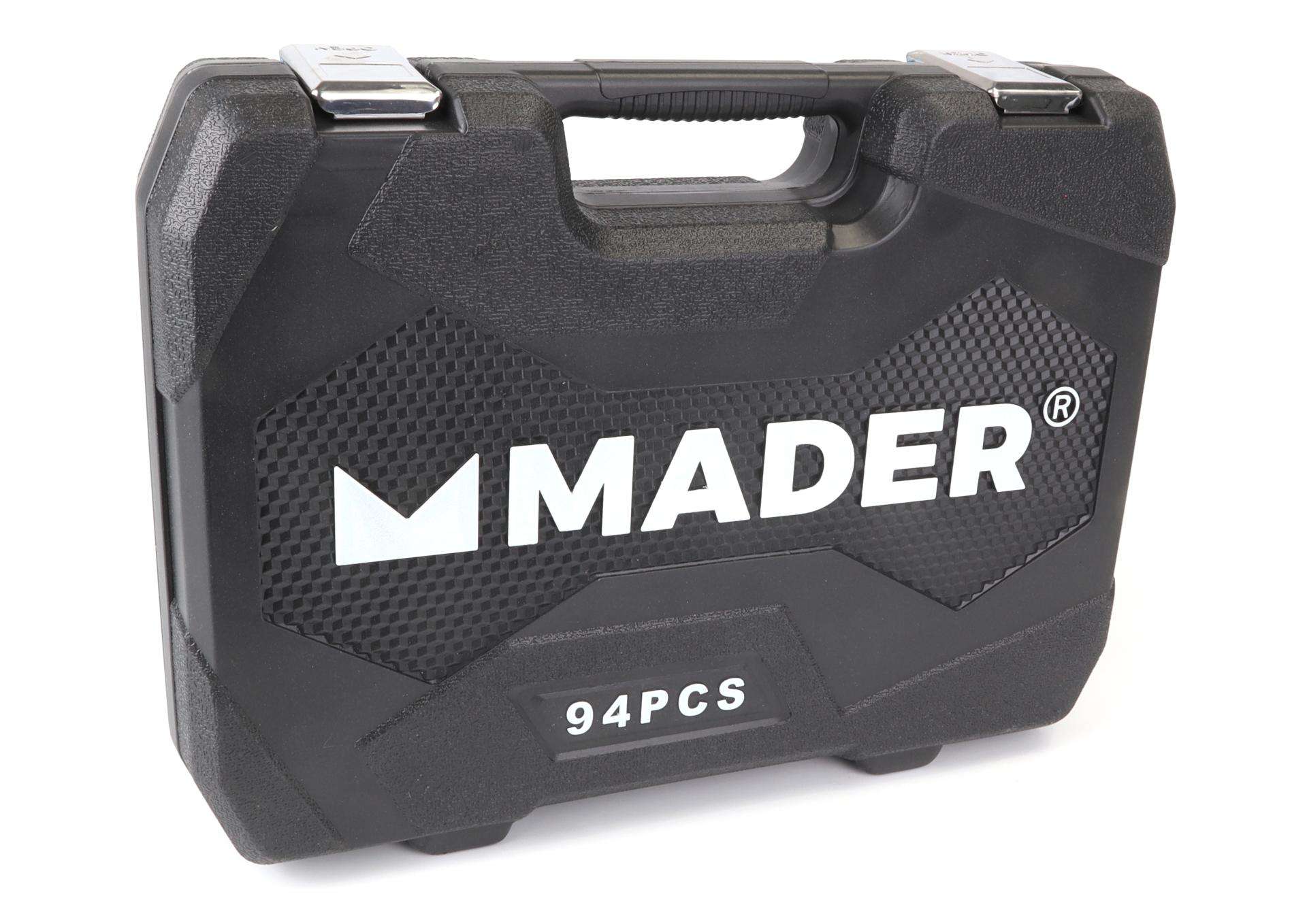 Mala ferramentas Chrome Vanadium 94pç refª 61173 MADER