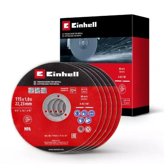 Pack discos 115x1mm p/inox 5pç refª 49711521 Kwb Pack discos 115x1mm p/inox 5pç refª 49711521 Kwb