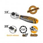 Chave de roquete 1/4 + 3/8 refª HRTH081438 IngCo Chave de roquete 1/4 + 3/8 refª HRTH081438 IngCo