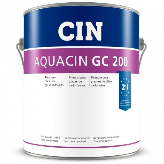 Tinta Aquacin GC200 Branco mate 15+3L refª 10-320 CIN Tinta Aquacin GC200 Branco mate 15+3L refª 10-320 CIN