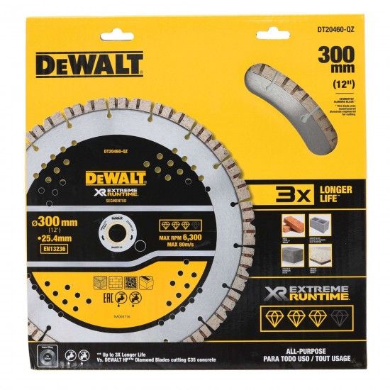 Disco Diamante Elite 300mm Xtreme Multi-usos ref� DT20460-QZ DEWALT