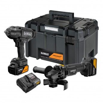 Chave impacto DCF99M + Rebarb DCG45M + 2 Bat 5.0Ah McLaren edition refª DCK2225MP2T-QW DEWALT Chave impacto DCF99M + Rebarb DCG45M + 2 Bat 5.0Ah McLaren edition refª DCK2225MP2T-QW DEWALT