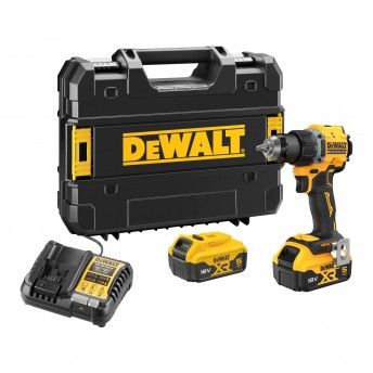 Aparafusadora 18V XR 74Nm + 2 bat 5.0Ah e mala refª DCD794P2T-QW DEWALT Aparafusadora 18V XR 74Nm + 2 bat 5.0Ah e mala refª DCD794P2T-QW DEWALT