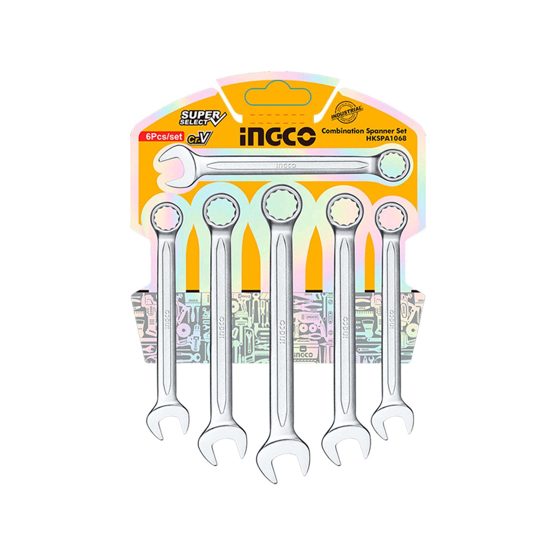Conjunto misto 6 chaves boca luneta refª HKSPA1068 IngCo