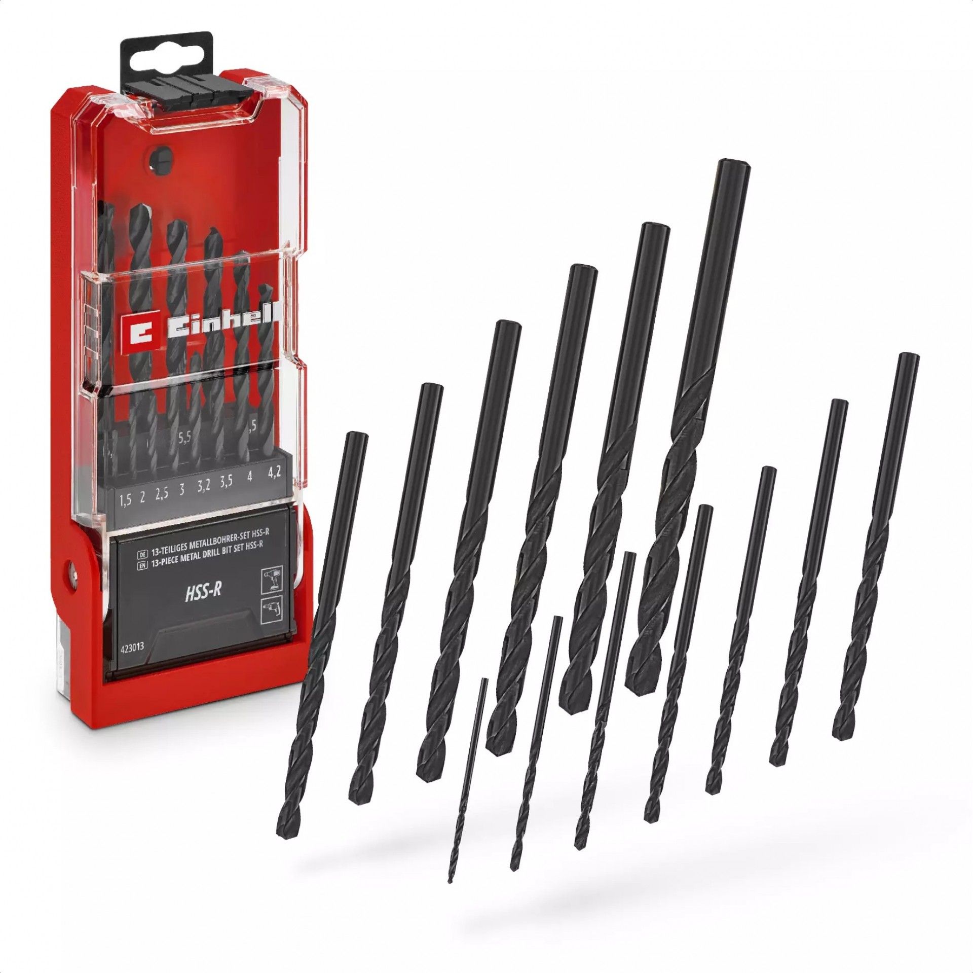 Kit brocas HSS-R 13pç refª 49423013 Einhell