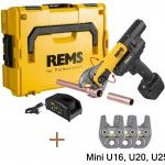 Mini-Press 14V ACC L-Boxx [578013 R220]+ e tenazes (Mini U 16,20,25) ref� 578x11 R220 Rems