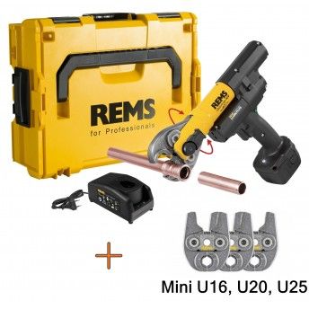 Mini-Press 14V ACC L-Boxx [578013 R220]+ e tenazes (Mini U 16,20,25) ref� 578x11 R220 Rems