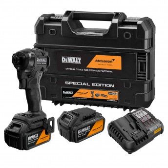 Aparafusadora Impacto McLaren XR 18V �" 205N, 2 bat 5.0Ah mala TSTAK ref� DCF86MP2T-QW DEWALT