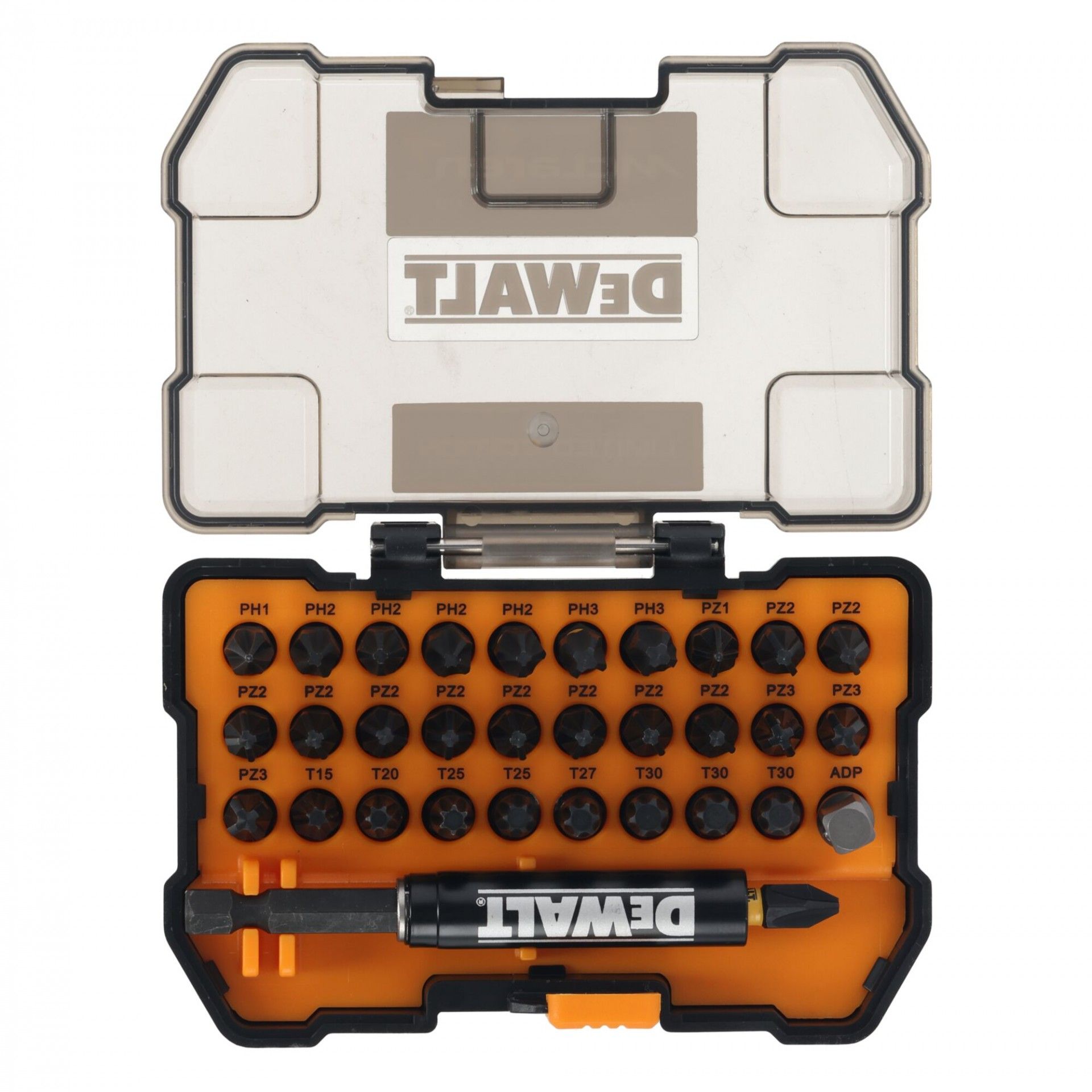 Kit Bits ¼ 32pç McLaren edition refª DT70900T-QZ DEWALT