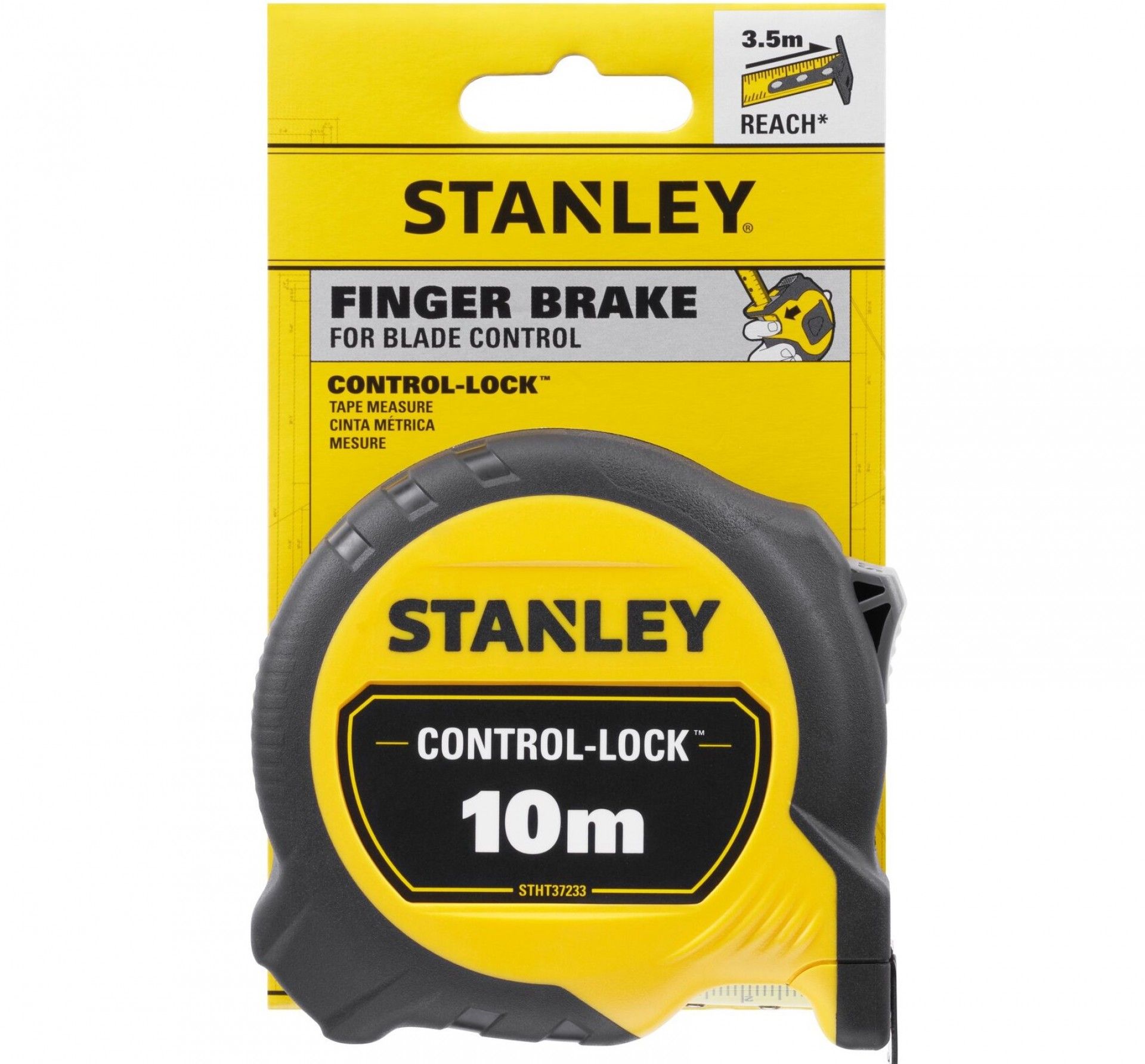 Fita métrica 10mx25mm Control-Lock refª STHT37233-0 STANLEY