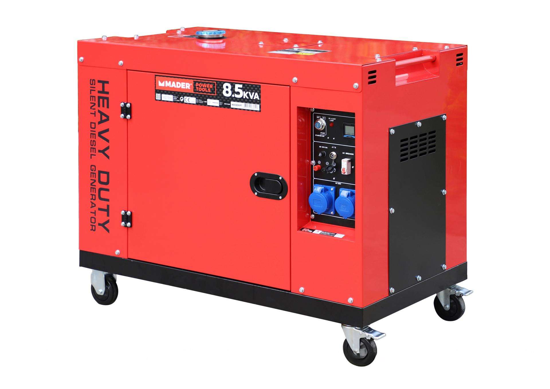 Gerador, Diesel, Monofásico, 8kVA refª 63614 MADER